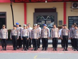 Wakapolres Katingan Tekankan Anggotanya Untuk Disiplin Apel Pagi