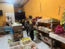Piket Polsek Lamandau Patroli dan Sambang Ke Pedagang