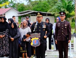 Kapolres Lamandau Pimpin Upacara Pemakaman Anggota Polres Lamandau