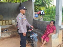 Perkuat Kamtibmas, Polsek Katingan Tengah Sambangi Warga