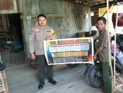 Polsek Katingan Hilir Ajak Masyarakat Tidak Membakar Hutan dan Lahan.
