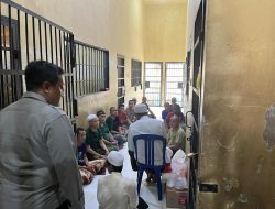 Sat Tahti Polres Katingan melaksanakan Pembinaan Rohani terhadap  seluruh Warga Binaan di Rutan Polres Katingan.