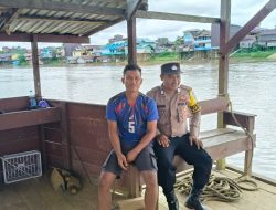 Patroli Dialogis, Polsek Tewang Sangalang Garing dan Pulau Malan Sampaikan Imbauan Kepada Warga.