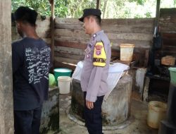 Bhabinkamtibmas Silaturahmi ke Rumah Warga