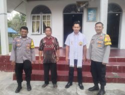 Polsek Bukit Batu Amankan Ibadah Kenaikan Isa Almasih di Dua Gereja Wilayah Hukumnya