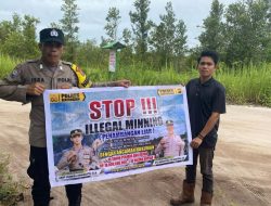 Sosialisasi Penambangan Liar/ilegal mining desa Tumbang Runen.