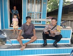 Polsek Katingan Tengah Sambang Kamtibmas