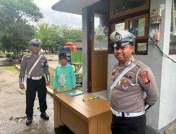 Demi menjaga situasi Kamtibmas yang Kondusif, Polsek Marikit laksanakan Patroli ke Obvit dan pemukiman warga Pasar desa