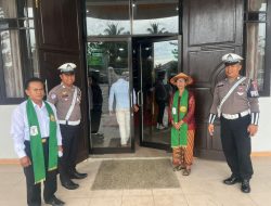 Patroli Ibadah Minggu Oleh Satlantas Polres Katingan