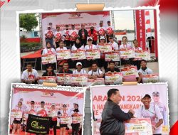 *Bhayangkara Run 2025 Polres Kotim, Masyarakat  penuhi Icon Jelawat Sampit.*