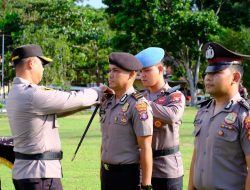 18 Personel Polres Lamandau Mendapatkan Kenaikan Pangkat