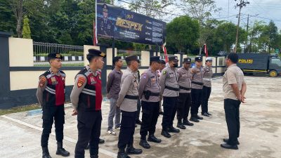 Ciptakan Kamtibmas Yang Aman, Polres Lamandau Laksanakan Patroli KRYD Pagi Hari.