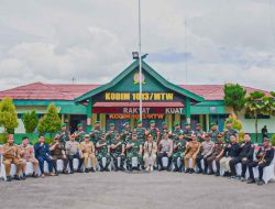 Dampingi Gubernur dan Pangdam XII/Tpr, Kapolda Kalteng Tegaskan Penguatan Sinergi dan Soliditas Jelang PSU di Barito Utara