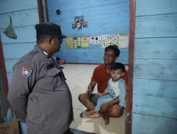 Personel Polsek lamandau melaksanakan sambang kerumah warga