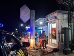 Piket Polsek Patroli dimalam hari ke Perbankan Atm