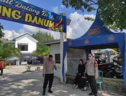 Polsek Bukit Batu Sampaikan Imbauan Kamtibmas di Objek Wisata Surung Danum