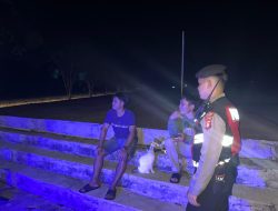 Sat Samapta Polres Lamandau Patroli Malam Hari, Jaga Kamtibmas dan sambang sejumlah Tempat
