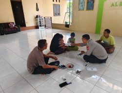 Jum’at Berkah, Sat Binmas Polres Lamandau Melakukan Pendampingan Beri Santunan Tali Asih Pada Anak Yatim
