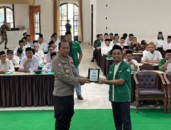 Narasumber Kegiatan PKL Anshor dan DTD Banser, Ditbinmas Polda Kalteng Sampaikan Strategi Polri Cegah Konflik Sosial Berdimensi Keagamaan